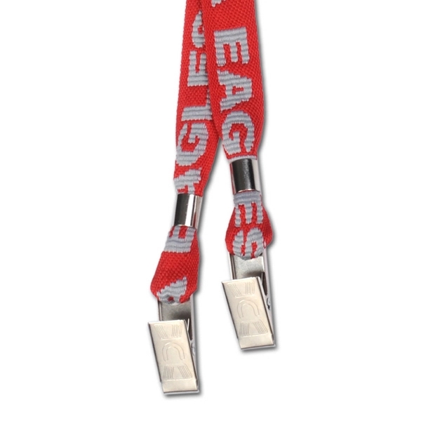 Standard length lanyard with 2 bulldog attachments, 3/8" x 18".... from ASI 68707 Marathon Mfg & Supply Co.