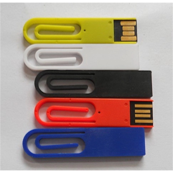 USB 2.0 flash drive with integrated paper clip available in black... from ASI 37218 Athena Promo (tm)