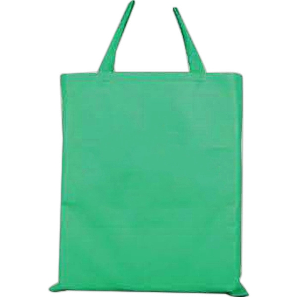 18" x 18" dimpled polypropylene flat tote bag with self handles... from ASI 31260 AdCapitol