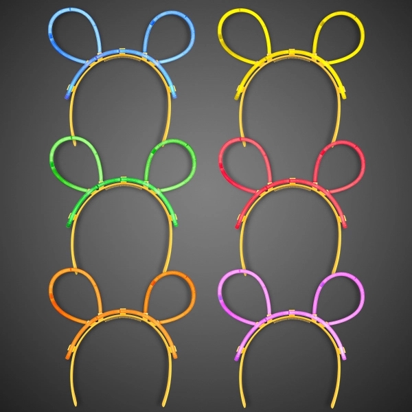 Glow Ears Headbands, Assorted Colors.... from ASI 34194 ALightPromos / Alight Promotional Products