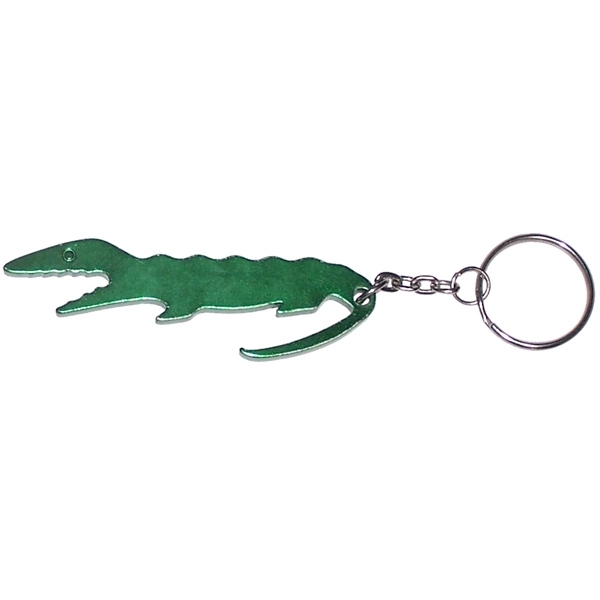 Alligator shape bottle opener with key chain.... from ASI 74585 Nu Promo International / Nu Promo Line