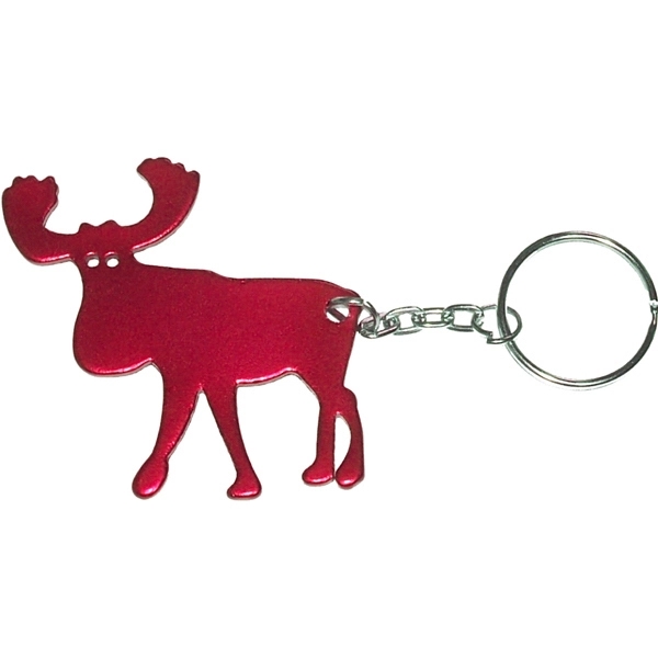 Elk shape bottle opener key chain.... from ASI 74585 Nu Promo International / Nu Promo Line
