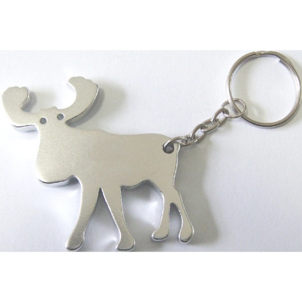 Elk shape bottle opener key chain.... from ASI 74585 Nu Promo International / Nu Promo Line