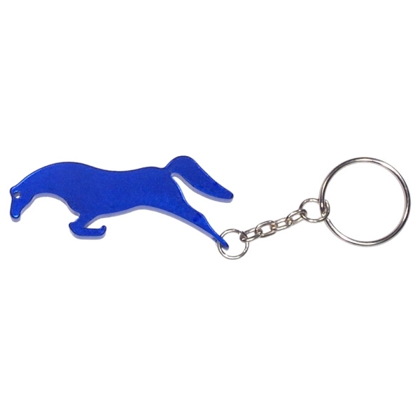 Horse shape bottle opener with key chain.... from ASI 74585 Nu Promo International / Nu Promo Line
