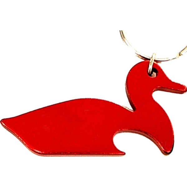 Duck shape bottle opener with key chain.... from ASI 74585 Nu Promo International / Nu Promo Line