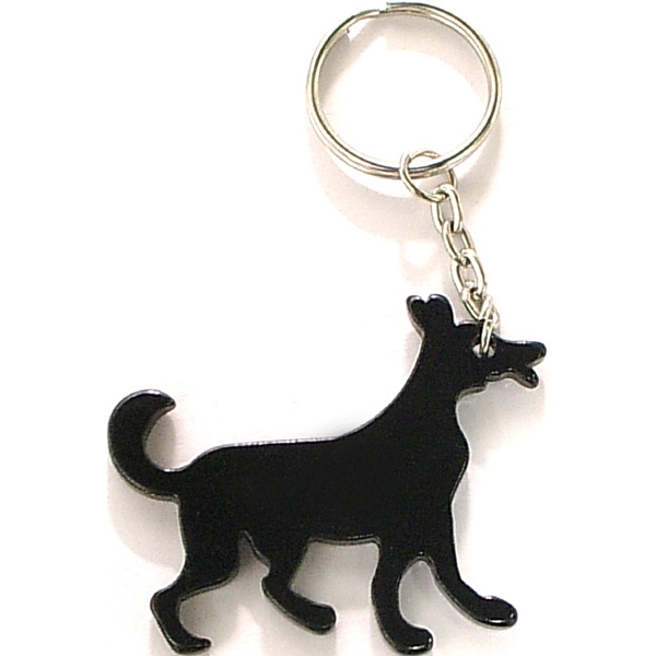 Dog shape bottle opener with key chain.... from ASI 74585 Nu Promo International / Nu Promo Line