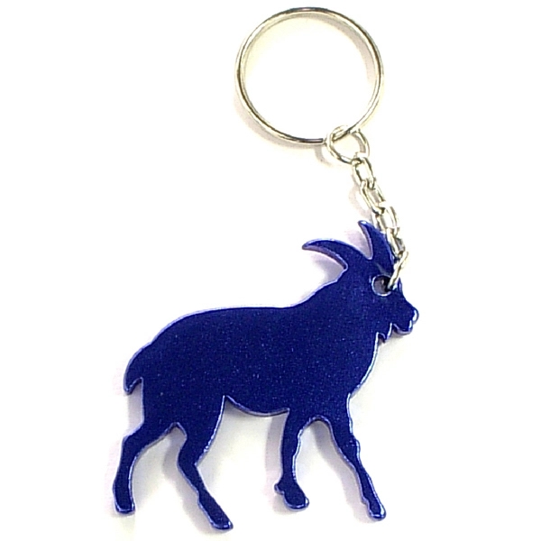 Goat shape bottle opener with key chain.... from ASI 74585 Nu Promo International / Nu Promo Line