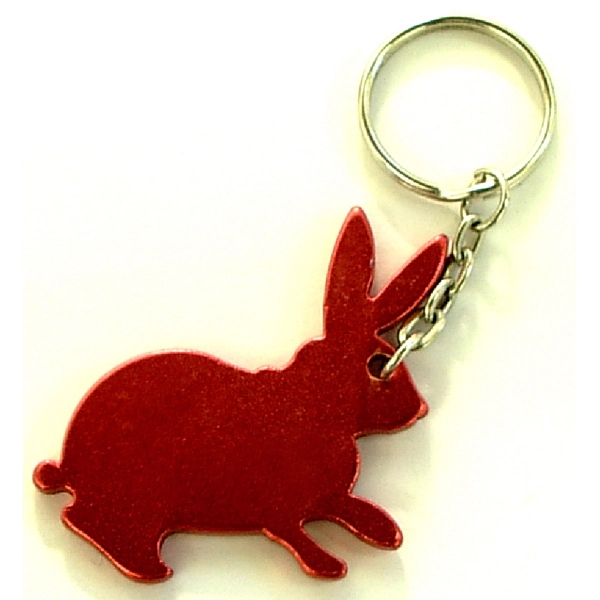 Rabbit shape bottle opener with key chain.... from ASI 74585 Nu Promo International / Nu Promo Line