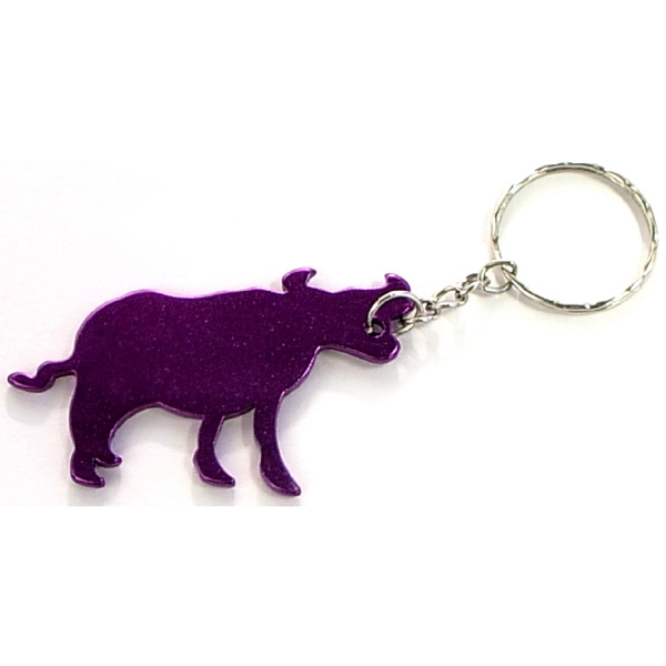 Cow / Bull shape bottle opener with key chain.... from ASI 74585 Nu Promo International / Nu Promo Line