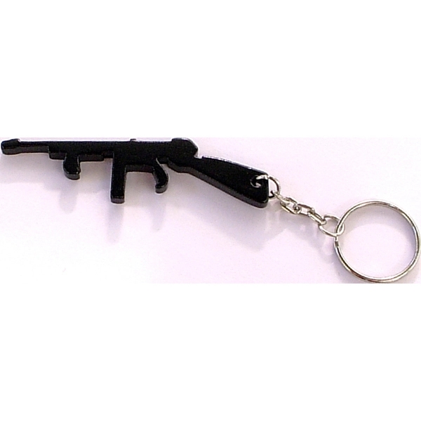 Rifle shape bottle opener with key chain.... from ASI 74585 Nu Promo International / Nu Promo Line