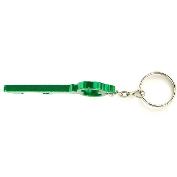Aluminum key shaped bottle opener key chain.... from ASI 74585 Nu Promo International / Nu Promo Line