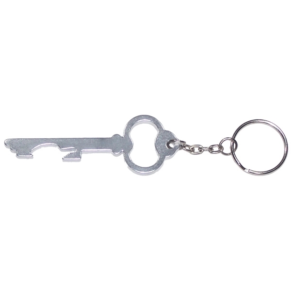 Aluminum key shaped bottle opener key chain.... from ASI 74585 Nu Promo International / Nu Promo Line