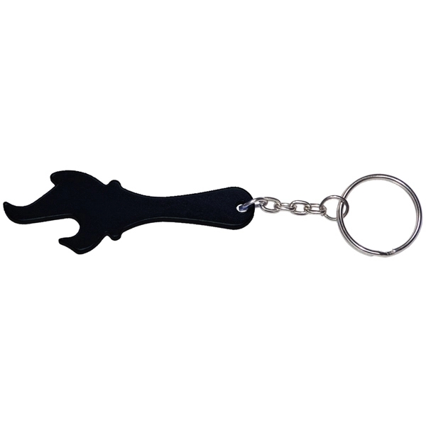 Torch shape bottle opener with key chain and carabiner... from ASI 74585 Nu Promo International / Nu Promo Line