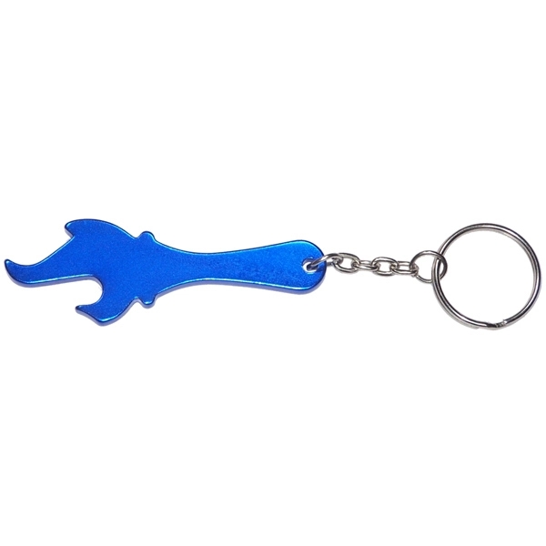 Torch shape bottle opener with key chain and carabiner... from ASI 74585 Nu Promo International / Nu Promo Line