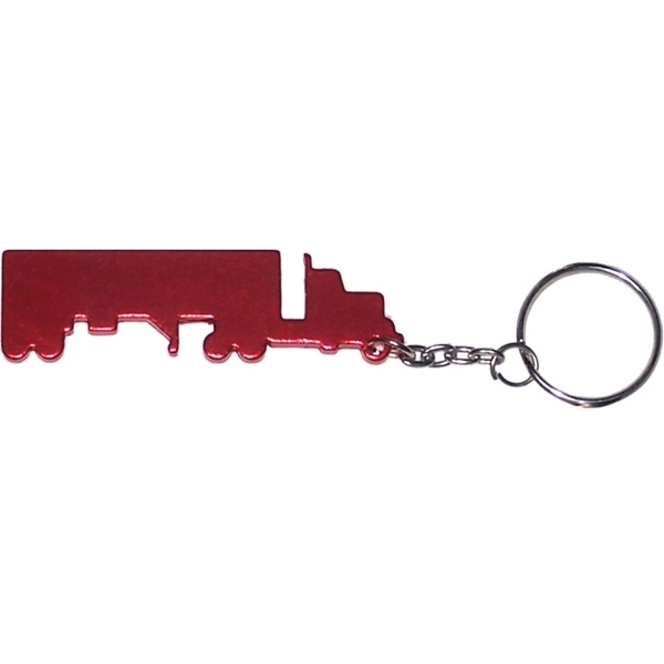 Truck shape bottle opener with key chain.... from ASI 74585 Nu Promo International / Nu Promo Line