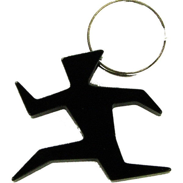 Runner shape bottle opener with key chain.... from ASI 74585 Nu Promo International / Nu Promo Line
