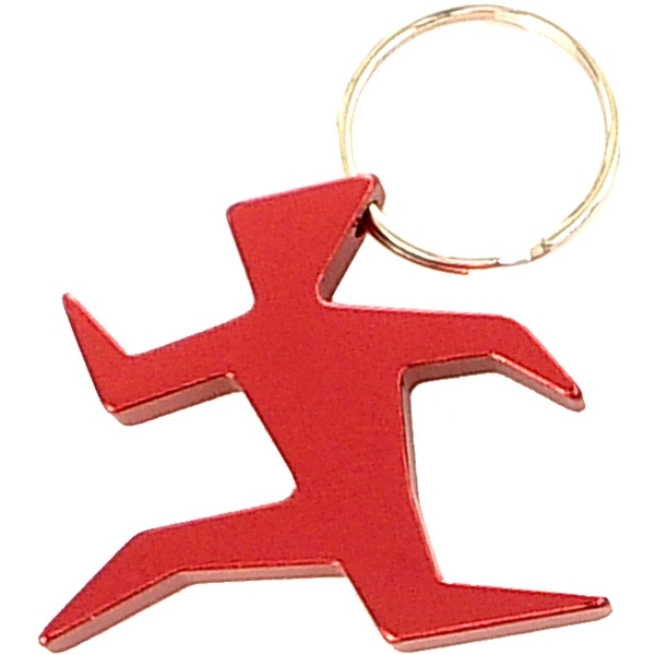 Runner shape bottle opener with key chain.... from ASI 74585 Nu Promo International / Nu Promo Line