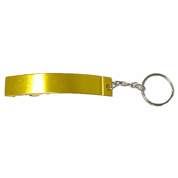 Jumbo size bottle opener with key chain.... from ASI 74585 Nu Promo International / Nu Promo Line