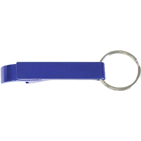Plain aluminum can and bottle opener with split key ring, 35... from ASI 74585 Nu Promo International / Nu Promo Line