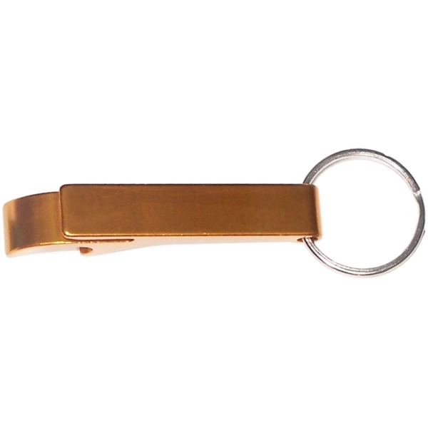 Plain aluminum can and bottle opener with split key ring, 35... from ASI 74585 Nu Promo International / Nu Promo Line