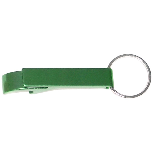 Plain aluminum can and bottle opener with split key ring, 35... from ASI 74585 Nu Promo International / Nu Promo Line