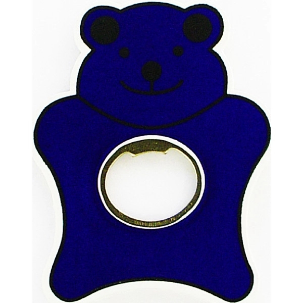 Jumbo size teddy bear shape magnetic bottle opener.... from ASI 74585 Nu Promo International / Nu Promo Line