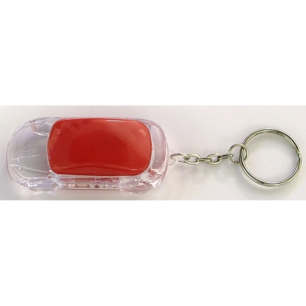 Car shape LED flashlight Key chain with on/off switch.... from ASI 74585 Nu Promo International / Nu Promo Line