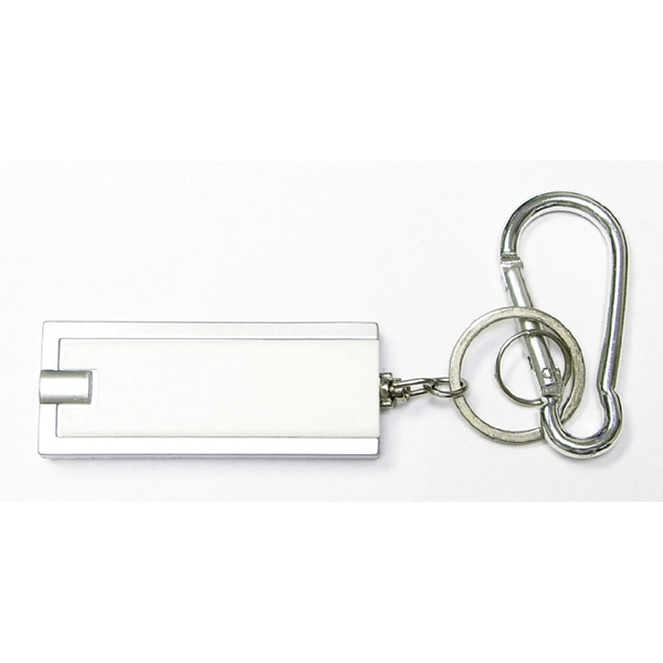 Flashlight key chain with carabiner... from ASI 74585 Nu Promo International / Nu Promo Line