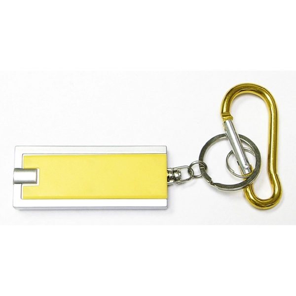 Flashlight key chain with carabiner... from ASI 74585 Nu Promo International / Nu Promo Line