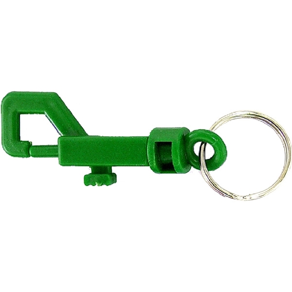 Clip-on key holder with key ring... from ASI 74585 Nu Promo International / Nu Promo Line