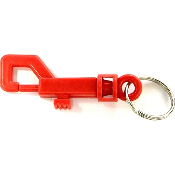 Clip-on key holder with key ring... from ASI 74585 Nu Promo International / Nu Promo Line
