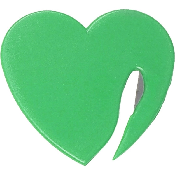 Jumbo size heart shaped letter opener with magnet... from ASI 74585 Nu Promo International / Nu Promo Line