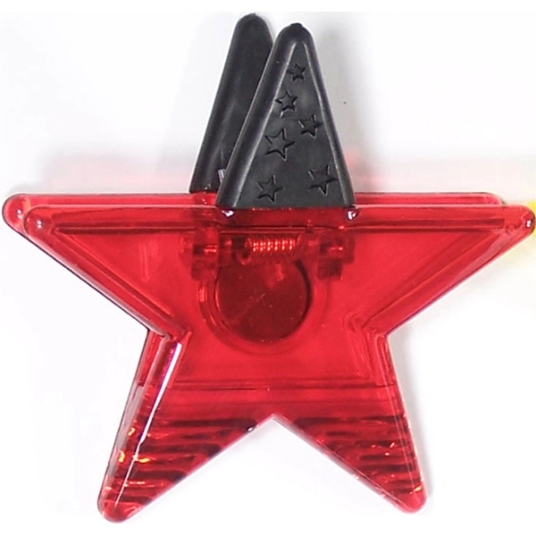 Jumbo size star shaped magnetic memo clip holder with strong grip.... from ASI 74585 Nu Promo International / Nu Promo Line