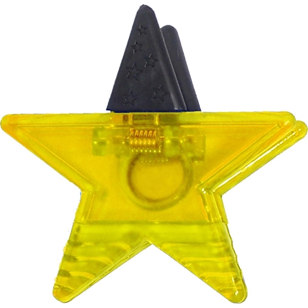 Jumbo size star shaped magnetic memo clip holder with strong grip.... from ASI 74585 Nu Promo International / Nu Promo Line