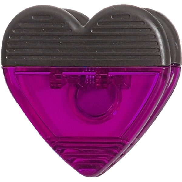 Jumbo size heart shaped magnetic memo clip holder with strong grip.... from ASI 74585 Nu Promo International / Nu Promo Line