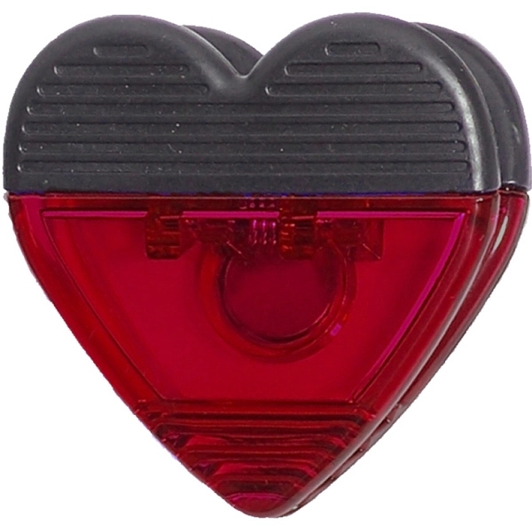 Jumbo size heart shaped magnetic memo clip holder with strong grip.... from ASI 74585 Nu Promo International / Nu Promo Line