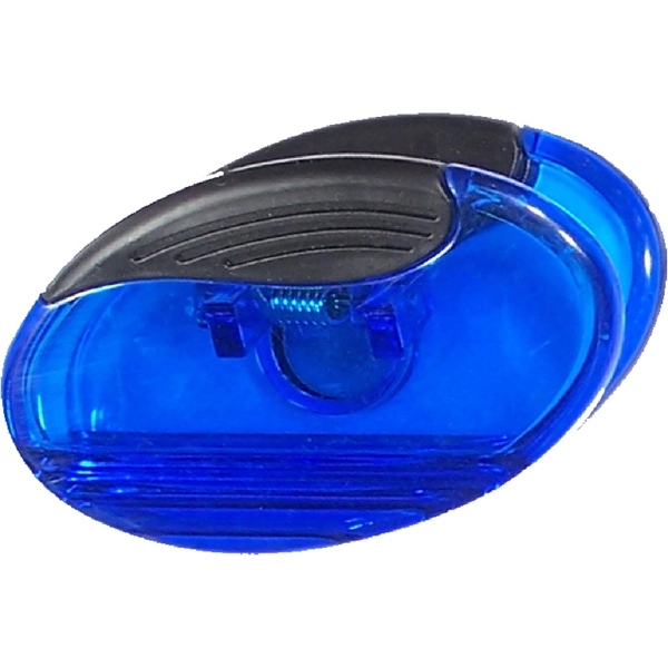 Jumbo size sleek oval shaped magnetic memo clip holder with strong... from ASI 74585 Nu Promo International / Nu Promo Line