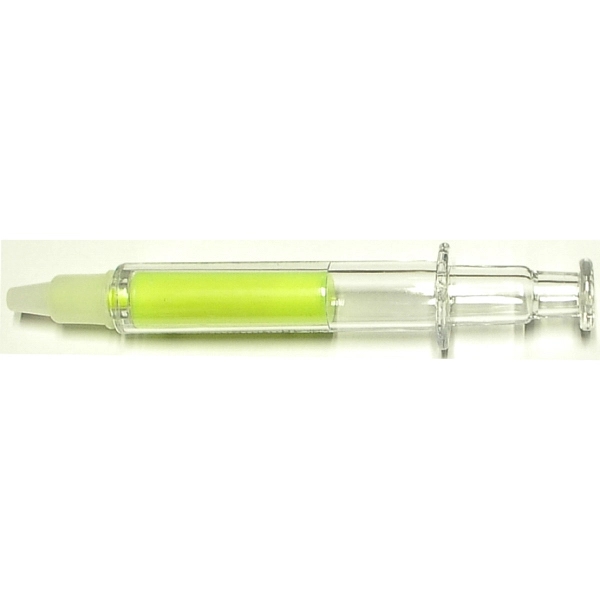 Syringe shape highlighter with scale.... from ASI 74585 Nu Promo International / Nu Promo Line