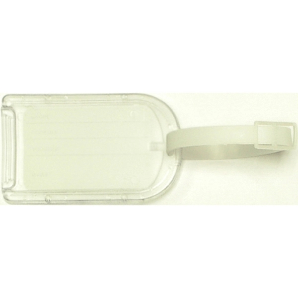 Rectangular luggage tag with buckle strap... from ASI 74585 Nu Promo International / Nu Promo Line