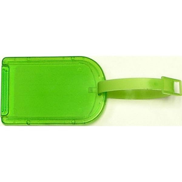 Rectangular luggage tag with buckle strap... from ASI 74585 Nu Promo International / Nu Promo Line