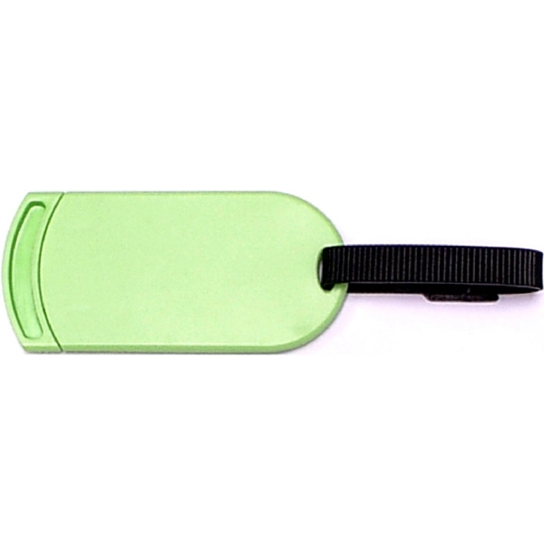 Rectangular luggage tag with buckle strap... from ASI 74585 Nu Promo International / Nu Promo Line