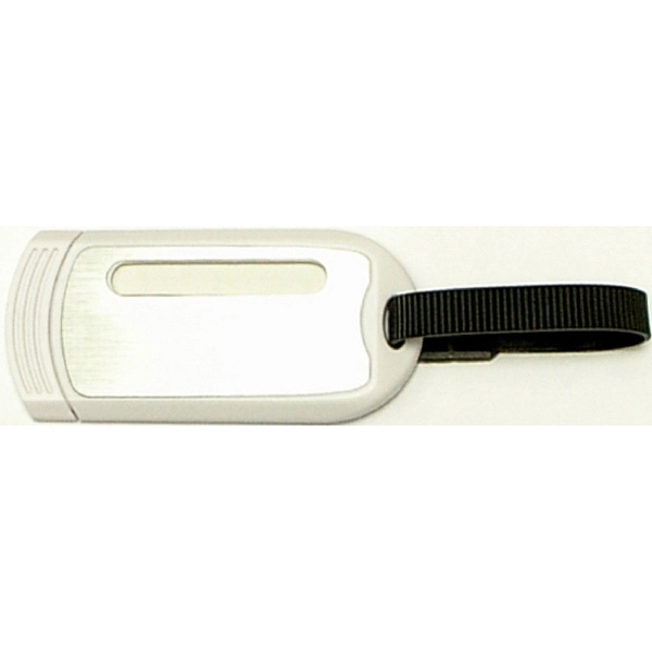 Rectangular luggage tag with buckle strap... from ASI 74585 Nu Promo International / Nu Promo Line