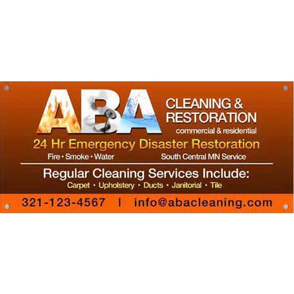 48" x 27" rPET polyester banner with full-color, all over print.... from ASI 61966 HPG / Beacon Promotions