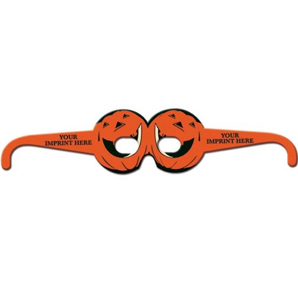 Preprinted round pumpkin glasses made from heavy poster board.... from ASI 67620 Lion Circle Corp / Lion/Circle