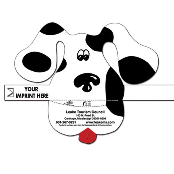 Preprinted dog shaped headband, liquid laminated for a high gloss finish... from ASI 67620 Lion Circle Corp / Lion/Circle