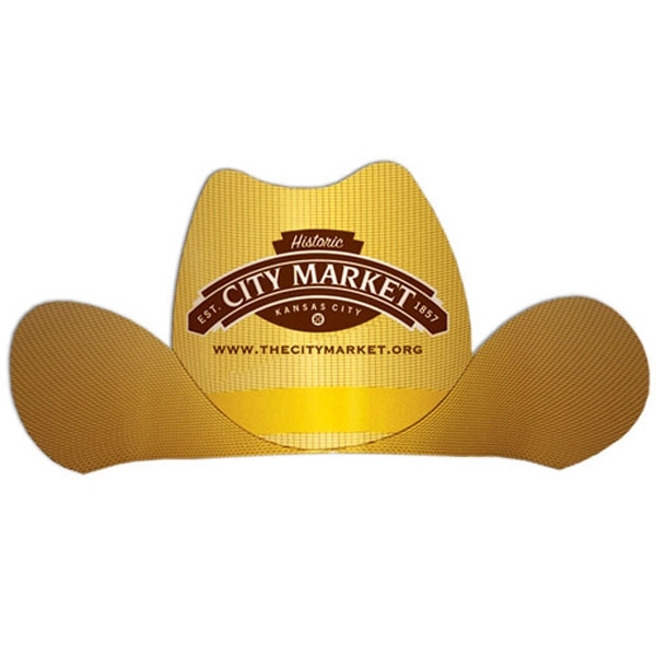 Cowboy Straw Hat headband, liquid laminated for a high gloss finish.... from ASI 67620 Lion Circle Corp / Lion/Circle