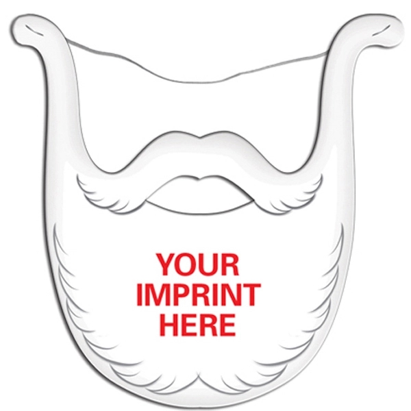 Stock Santa beard with elastic band and a high gloss finish.... from ASI 67620 Lion Circle Corp / Lion/Circle