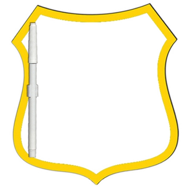 Crest shaped dry erase memo board with marker.... from ASI 67620 Lion Circle Corp / Lion/Circle