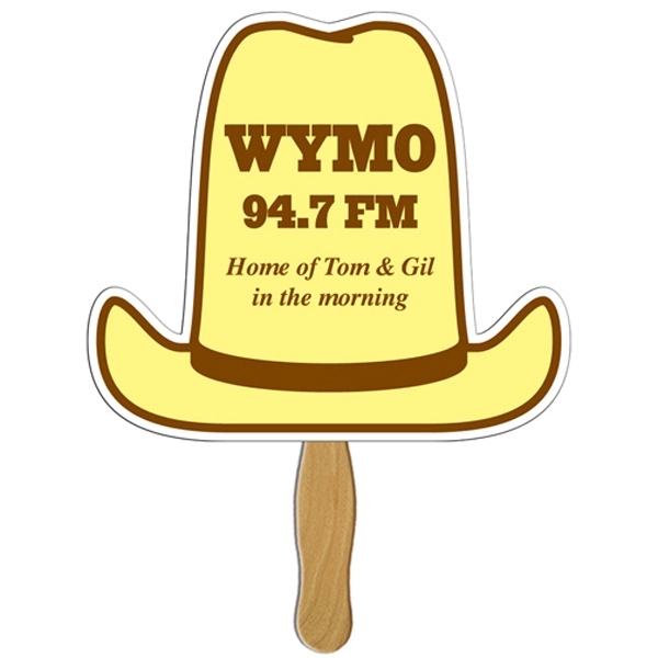10 gallon hat shaped fan with wooden stick.... from ASI 67620 Lion Circle Corp / Lion/Circle