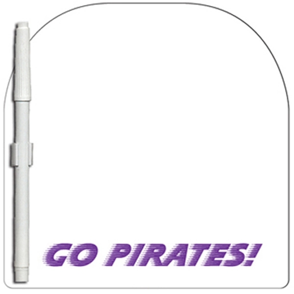 Round top shaped dry erase memo board with marker.... from ASI 67620 Lion Circle Corp / Lion/Circle